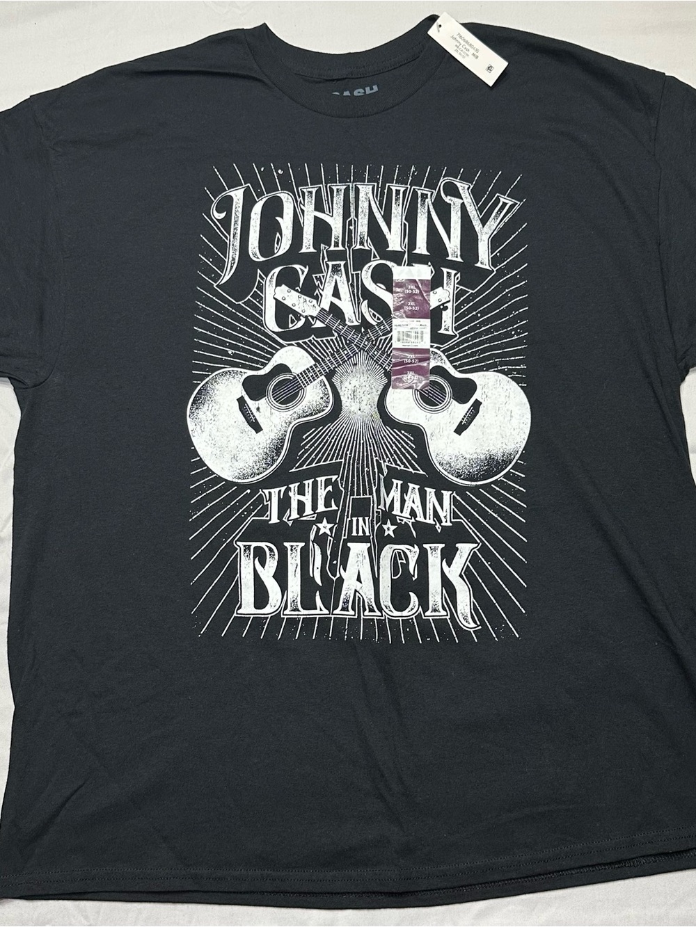 Johnny Cash The Man In Black Graphic Shirt Mens 3XL NWT